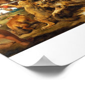 Poster Chasse au loup et au renard Pièce maîtresse de Pet (Coin)