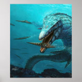 Poster Chasse au Mosasaurus (Devant)