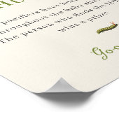 Poster Chasse au Pacifique de Baby shower d'insectes vint (Coin)