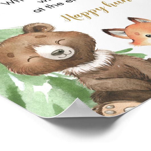 Poster Chasse au Pacifique des bois (Coin)