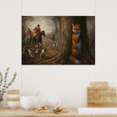 Poster Chasse au renard (Cuisine)