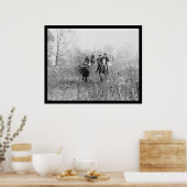 Poster Chasse au renard en Virginie 1924 (Cuisine)