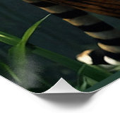 Poster Chasse au tigre dans Bamboo Grove (Coin)