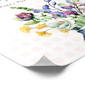 Poster Chasse aux anneaux de mariage rustique avec pot Ma (Coin)