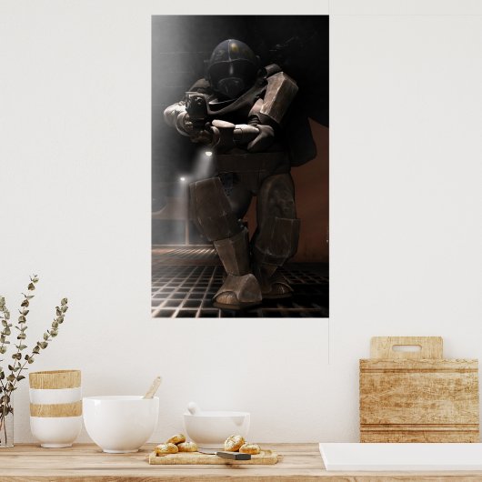 Poster Chasse aux bogues (Cuisine)