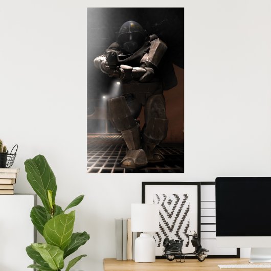 Poster Chasse aux bogues (Bureau à domicile)