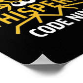 Poster Chasse aux bogues Vulnérable Chasse Cyber Menace B (Coin)