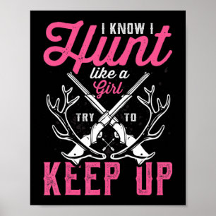 Poster Chasse Aux Cerfs Chasseurs De Cadeaux Amoureux Je