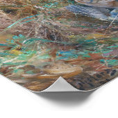 Poster Chasse aux chats à une tortue, Bruno Liljefors (Coin)