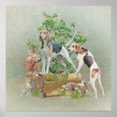 Poster Chasse aux chiens (Devant)