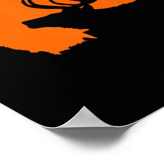 Poster Chasse aux Elcs du Montana (Coin)