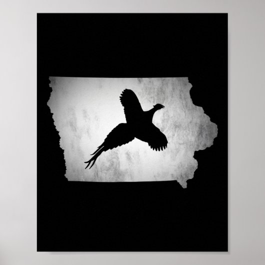 Poster Chasse aux faisans de l'Iowa (Devant)