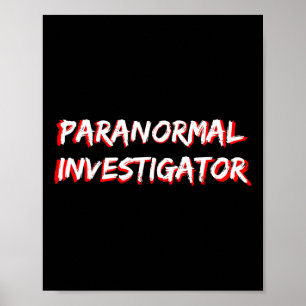 Poster Chasse aux fantômes d'Halloween Enquêteur paranorm
