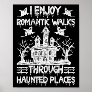 Poster Chasse Aux Fantômes Marches Romantiques À Travers