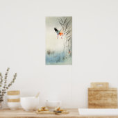 Poster Chasse aux martin-pêcheurs - Ohara Koson - Art Vin (Cuisine)