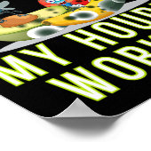 Poster Chasse aux mouches à fruits - Chasse aux mouches à (Coin)