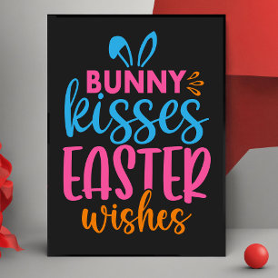 Poster Chasse aux oeufs de Pâques - Animal