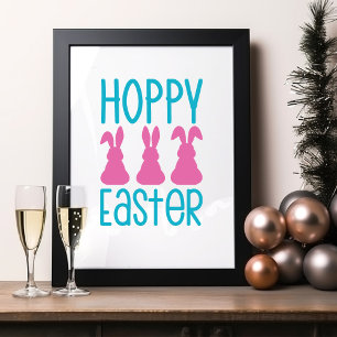 Poster Chasse aux oeufs de Pâques - Dieu