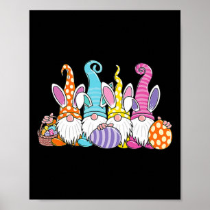 Poster Chasse Aux Oeufs De Pâques Et B