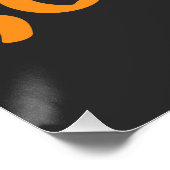 Poster Chasse aux oeufs de Pâques. Lapin (Coin)