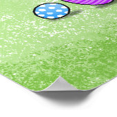 Poster Chasse aux oeufs du lapin de Pâques (Coin)