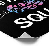 Poster Chasse aux oeufs Squad saison de chasse Funny Jour (Coin)