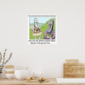 Poster Chasse aux oeufs sur l'île de Pâques par Rick Lond (Cuisine)