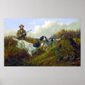 Poster Chasse aux oiseaux de gibier de Grouse Long Lake e (Devant)