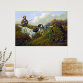 Poster Chasse aux oiseaux de gibier de Grouse Long Lake e (Cuisine)