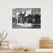 Poster Chasse aux ours Alaska 1906 (Cuisine)