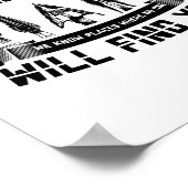 Poster Chasse aux pointes Arrowhead | Cadeaux de tricotag (Coin)