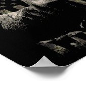 Poster Chasse Camo Drapeau Américain Cerf (Coin)