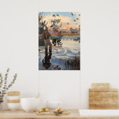 Poster Chasse chasseur début saison (Cuisine)