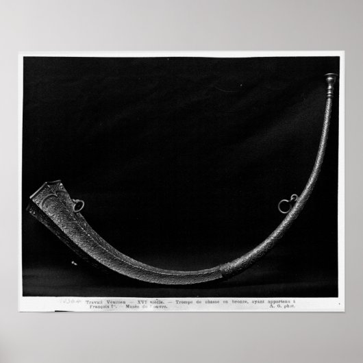Poster Chasse Corne appartenant à Francois I (Devant)