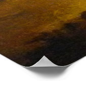 Poster Chasse de Buffalo sur les plaines du sud-ouest (Coin)