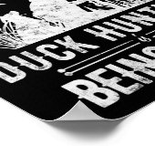 Poster Chasse De Canard Drôle Avec Papa Chien Don Pour Ch (Coin)