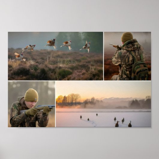 Poster Chasse début de saison chasseur de primes (Devant)