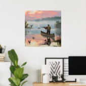 Poster Chasse début de saison chasseur de primes (Bureau à domicile)