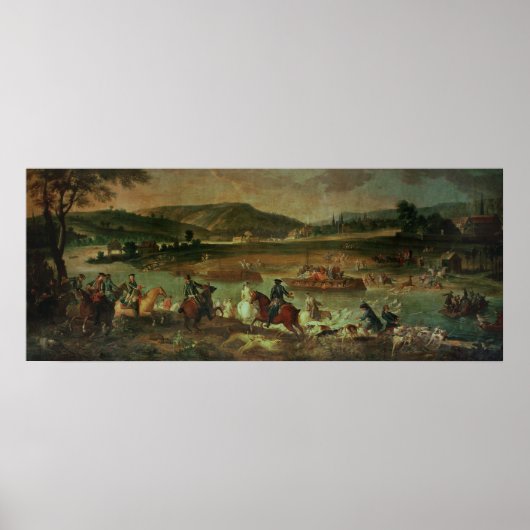 Poster Chasse en forêt à Compiegne (Devant)