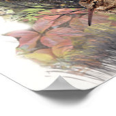 Poster Chasse en laine avec pointeur germano-brun T (Coin)