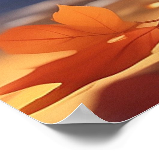 Poster *~* Chasse Feuille Kitten 5:4 Kitty Cat AP68 (Coin)