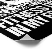 Poster Chasse Je suis dans la condition physique Cerf dan (Coin)