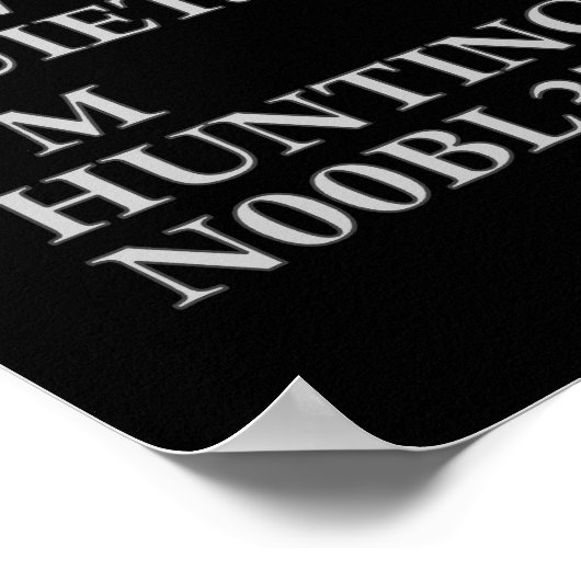 Poster Chasse n00bl3ts (Coin)