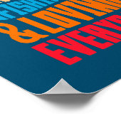 Poster Chasse Pêche Et Amour Quotidien Love Pêche (Coin)