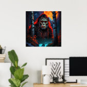 Poster Chasse Sasquatch Moonlit (Bureau à domicile)