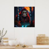 Poster Chasse Sasquatch Moonlit (Cuisine)