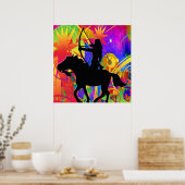 Poster Chasseur amérindien (Cuisine)