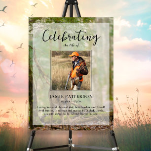 Poster Chasseur, Célébration de la vie de chasse, Photo d