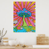 Poster Chasseur de champignons Kidcore Champignon (Cuisine)