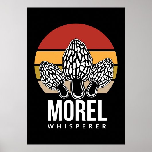 Poster Chasseur de champignons Morel Whisperer (Devant)